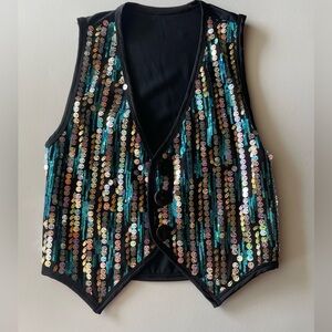 Boys Sequin Vest